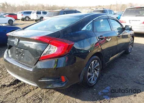 2016 Honda Civic Ex z USA, uszkodzony, nr VIN 2HGFC2F76GH568469